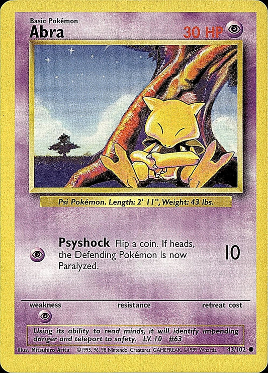 Base Set #043/102 Abra