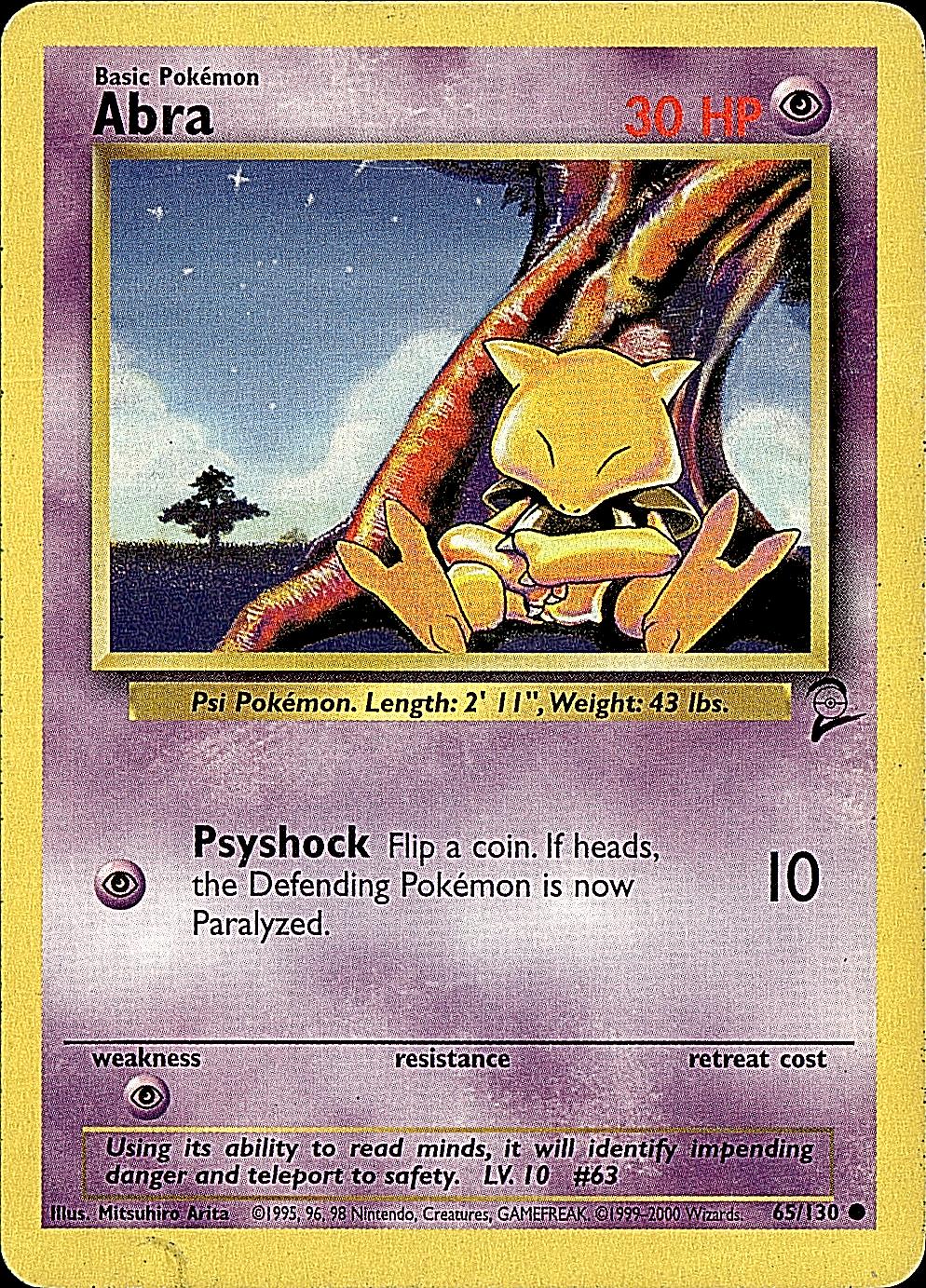 Base Set #043/102 Abra