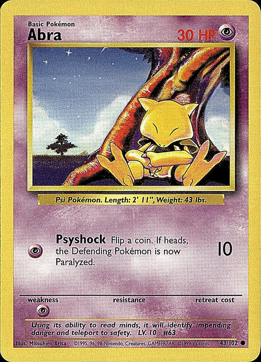 Base Set #043/102 Abra