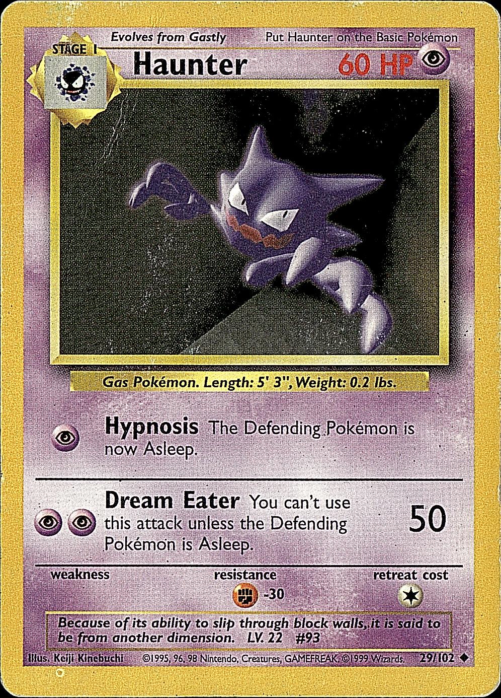 Base Set #029/102 Haunter