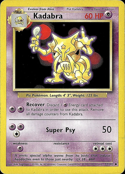 Base Set #032/102 Kadabra