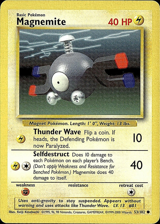 Base Set #053/102 Magnemite