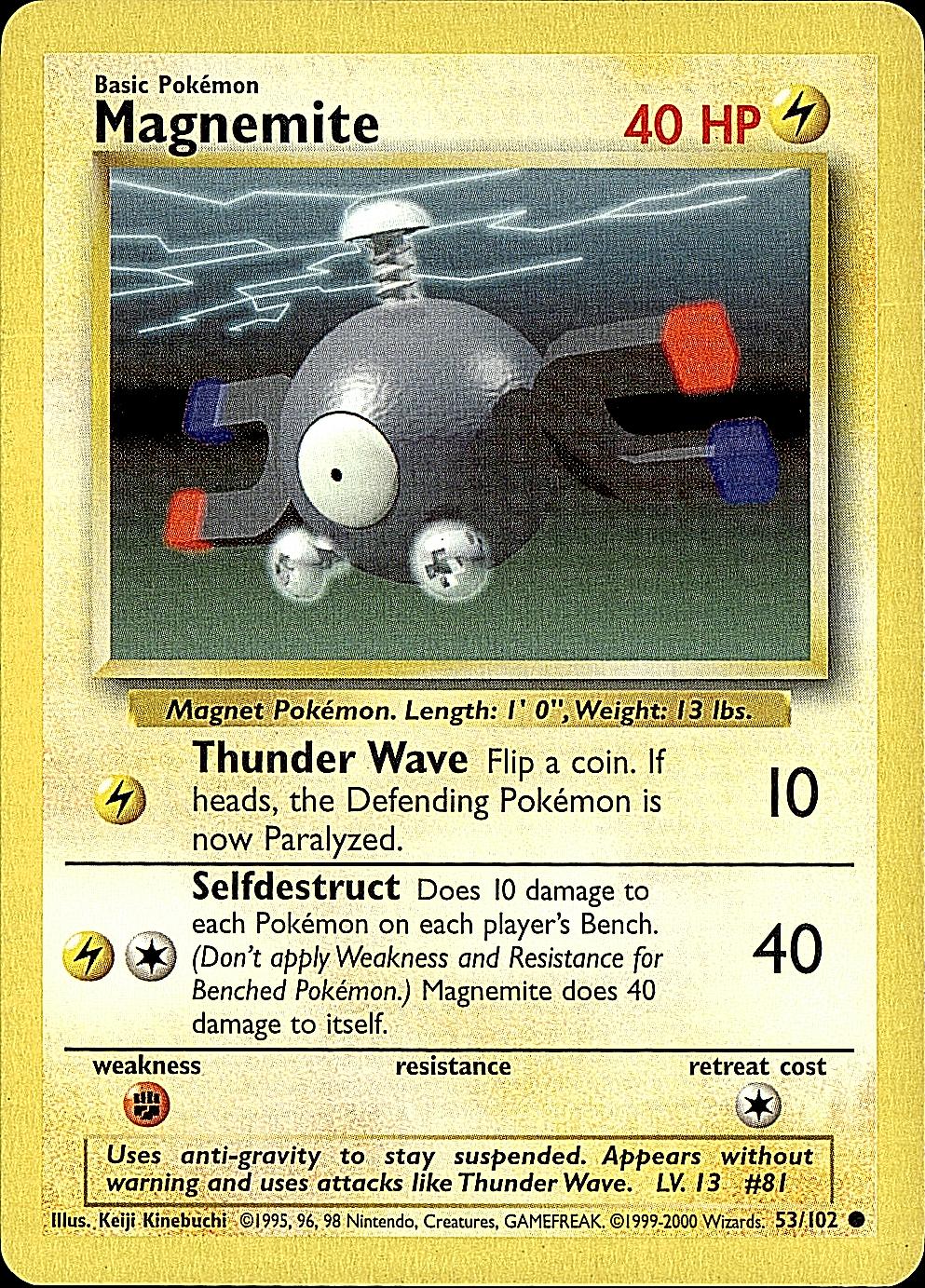 Base Set #053/102 Magnemite