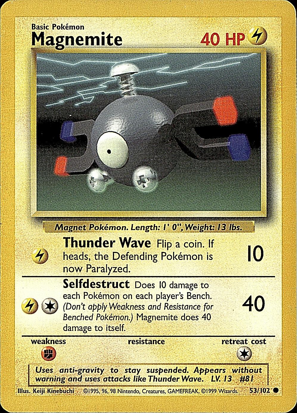 Base Set #053/102 Magnemite