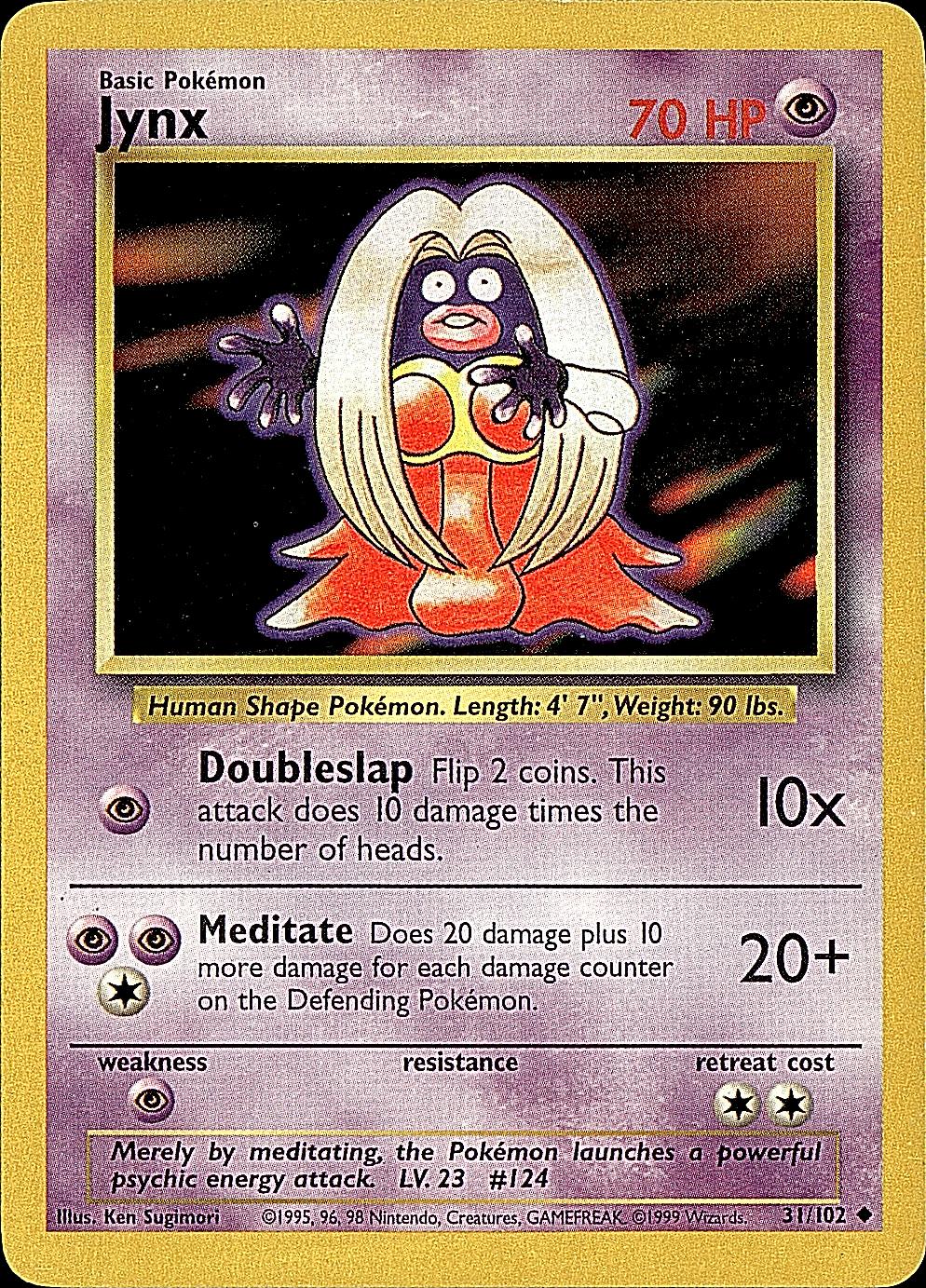 Base Set #031/102 Jynx