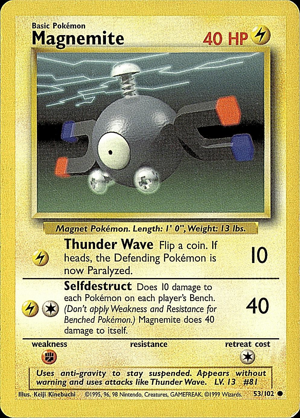 Base Set #053/102 Magnemite
