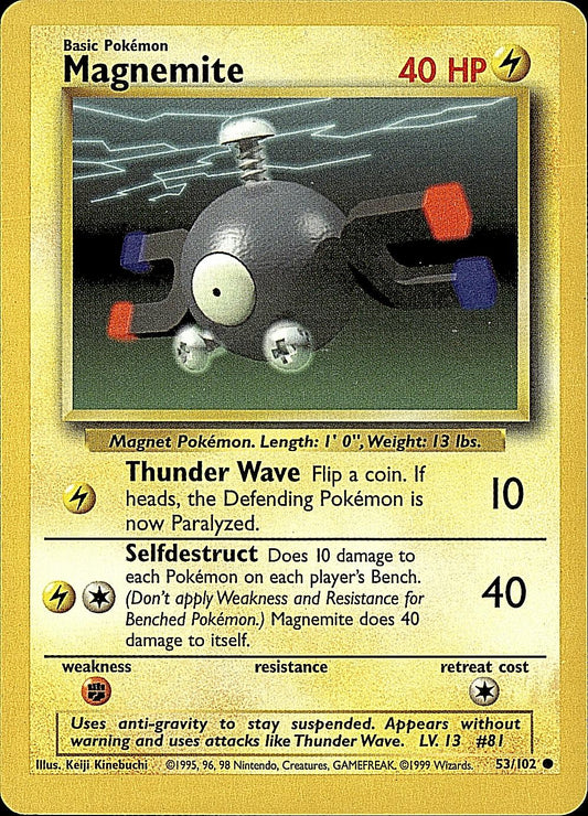 Base Set #053/102 Magnemite