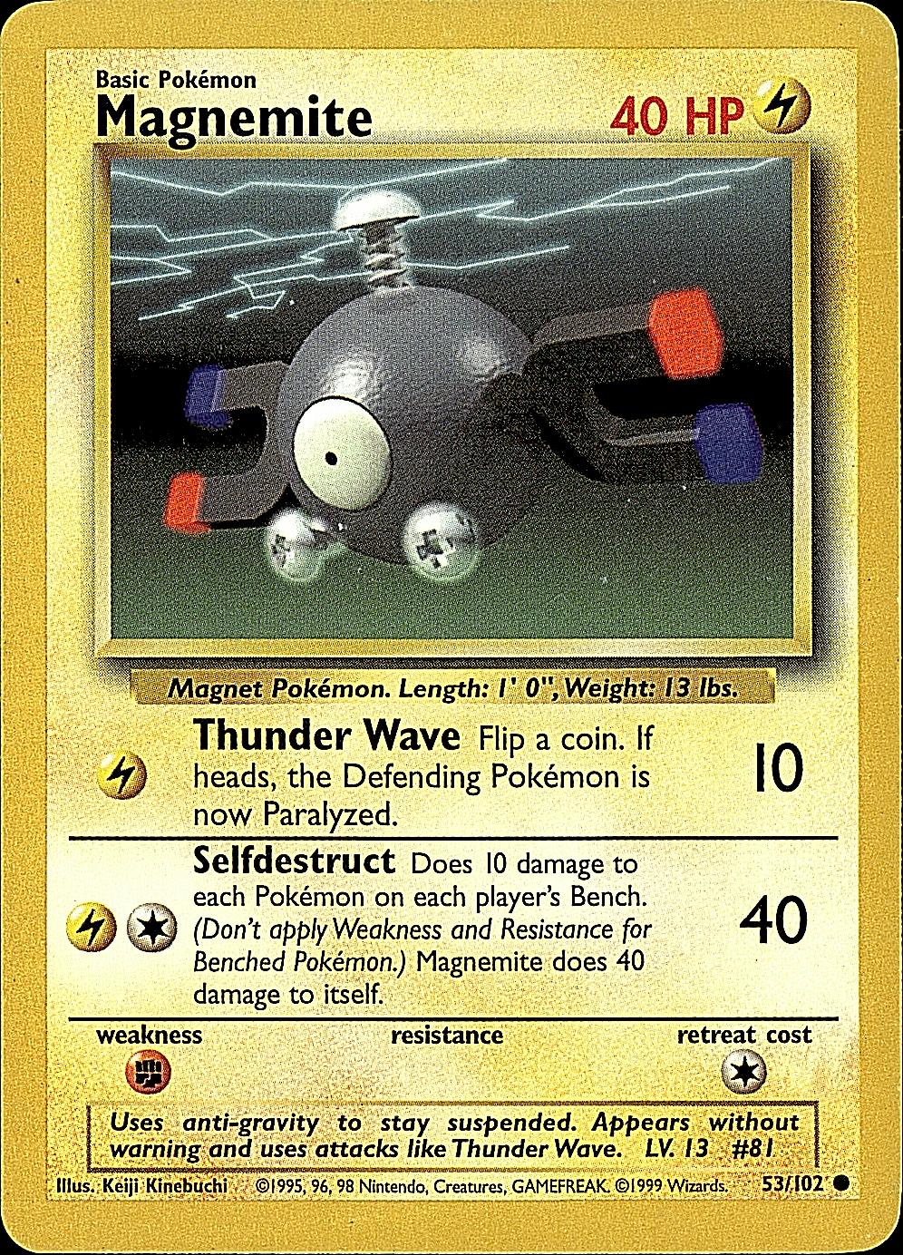 Base Set #053/102 Magnemite