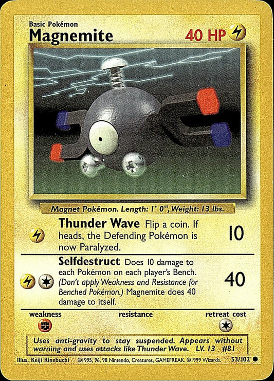 Base Set #053/102 Magnemite