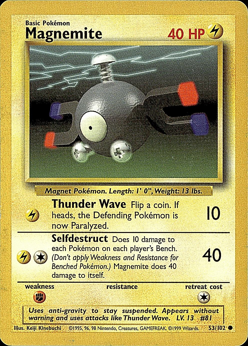 Base Set #053/102 Magnemite
