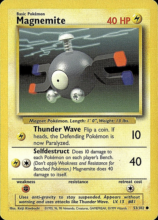 Base Set #053/102 Magnemite