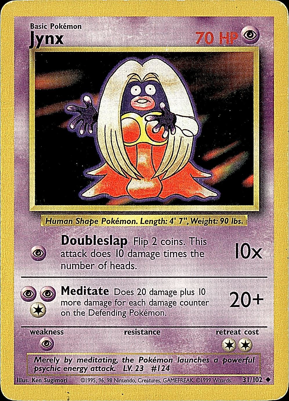 Base Set #031/102 Jynx