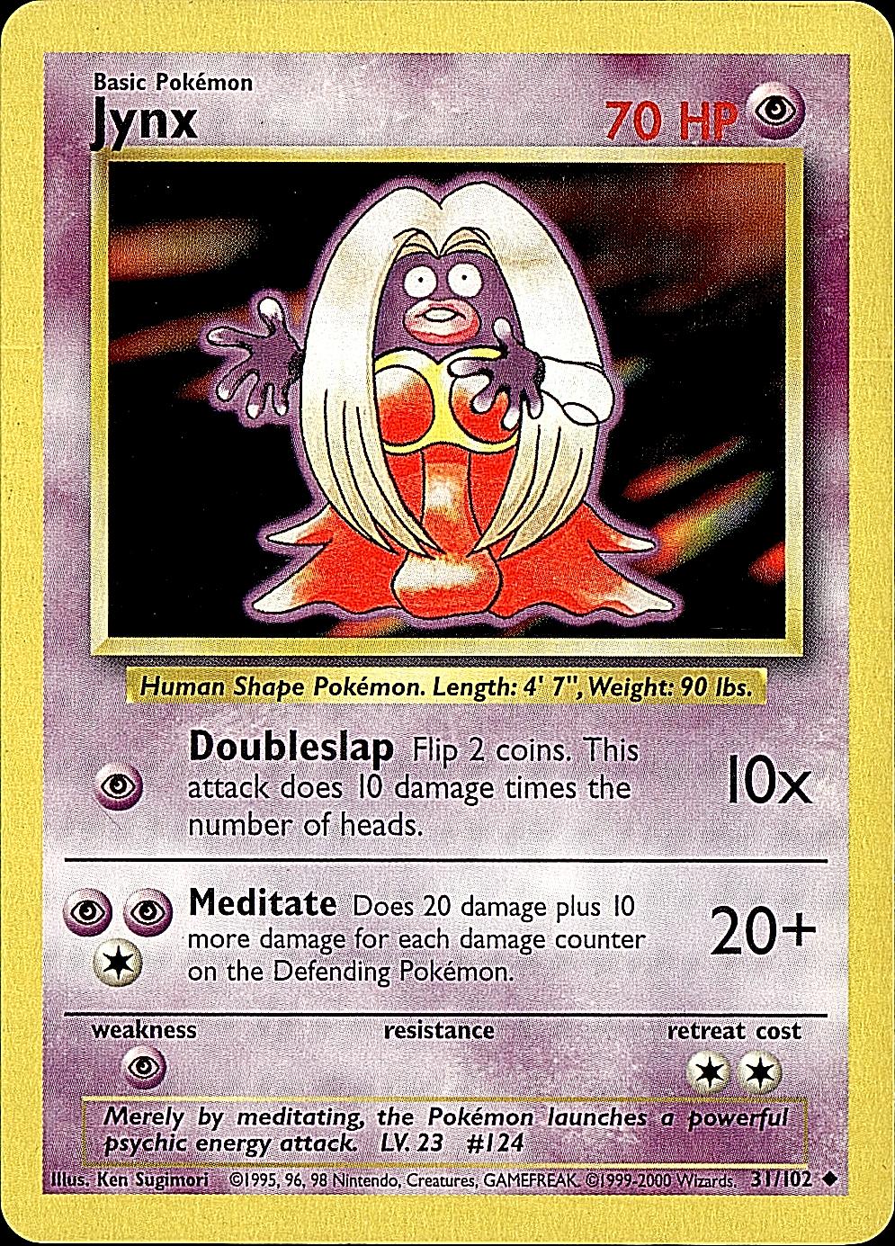 Base Set #031/102 Jynx