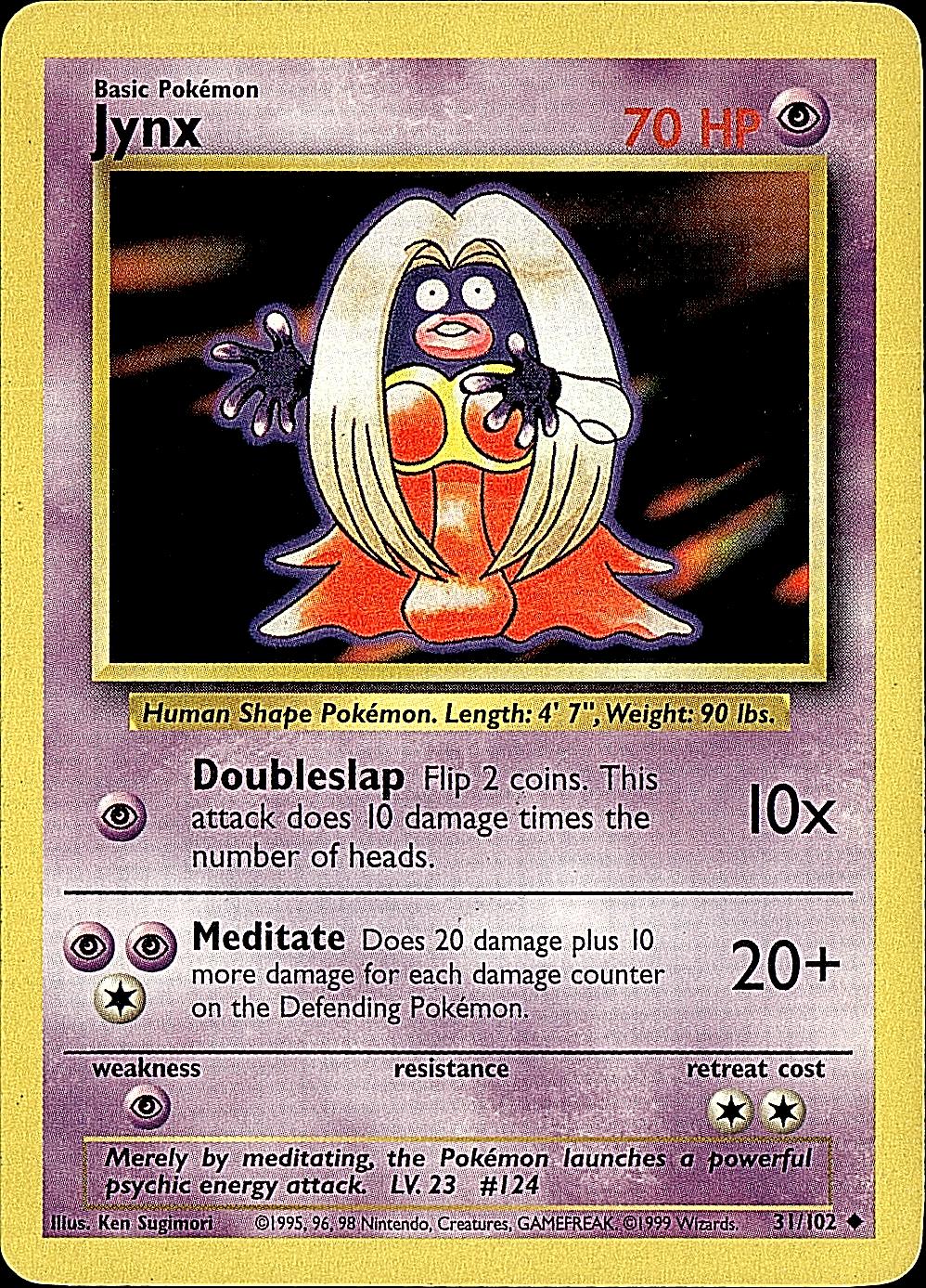 Base Set #031/102 Jynx