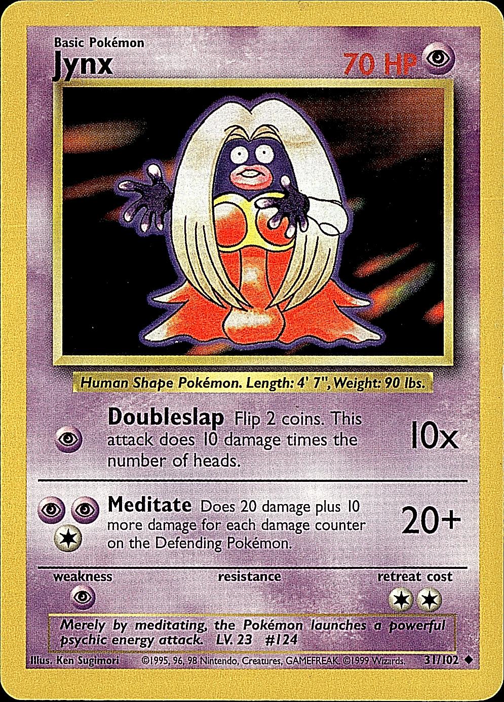 Base Set #031/102 Jynx