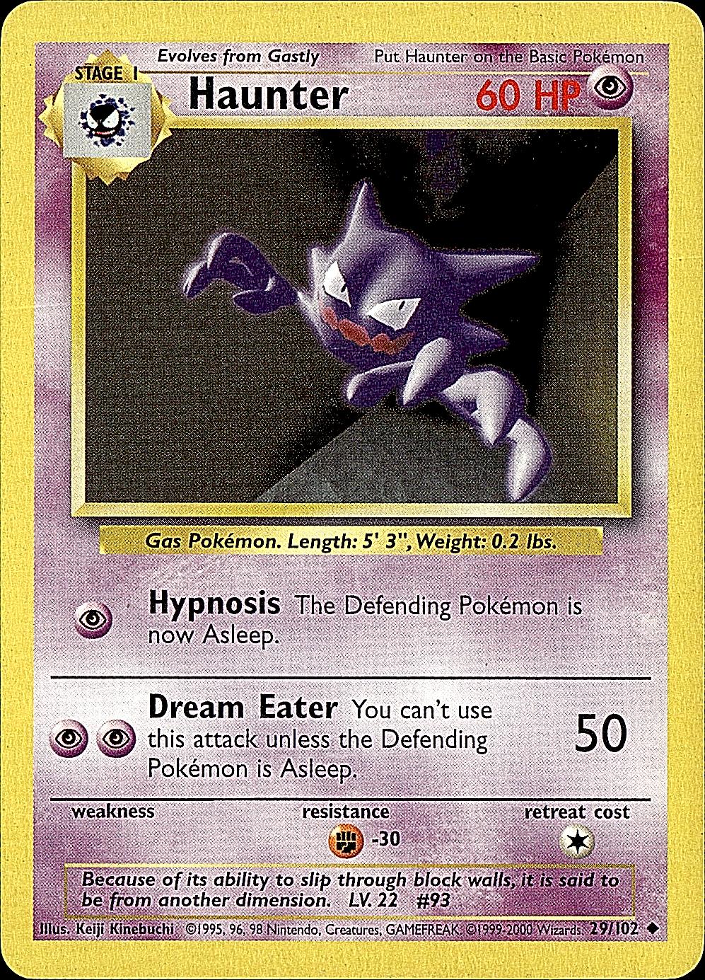 Base Set #029/102 Haunter