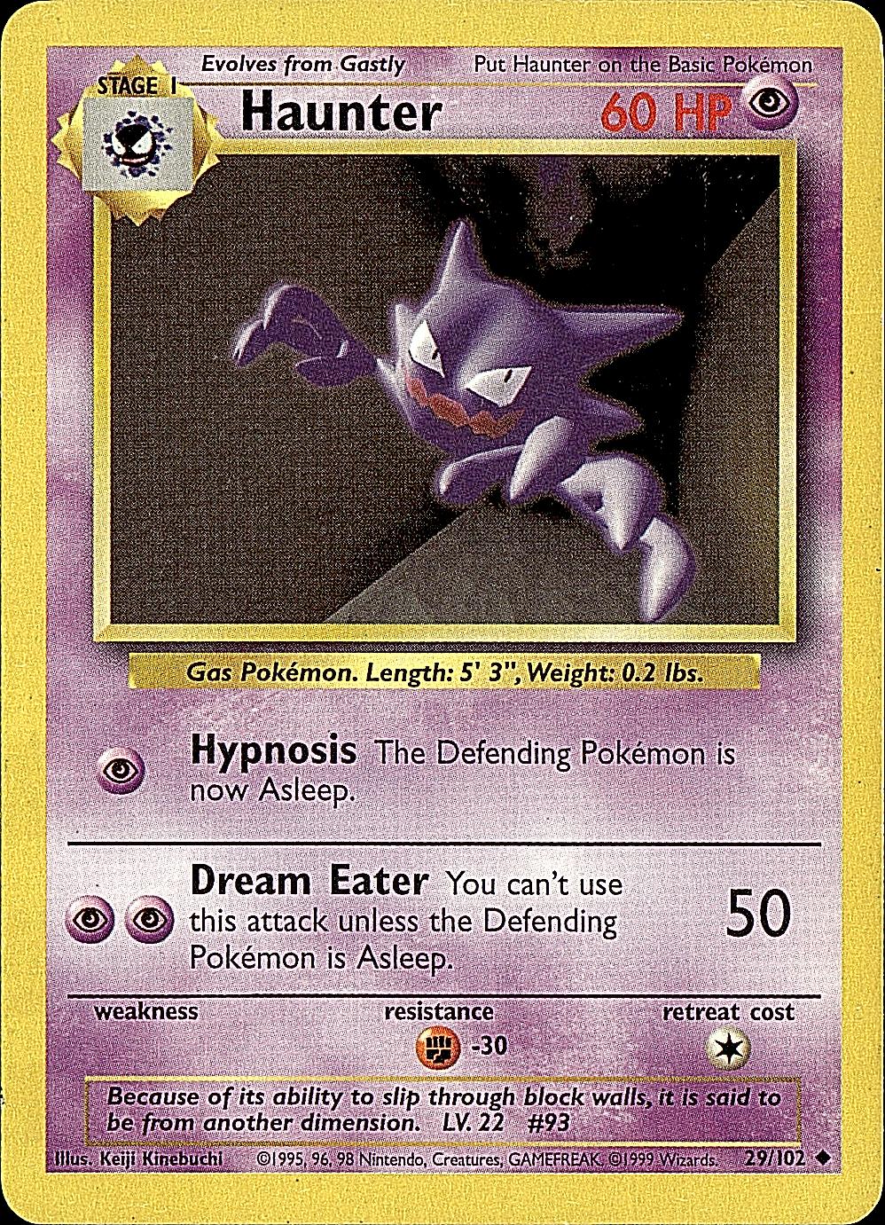 Base Set #029/102 Haunter