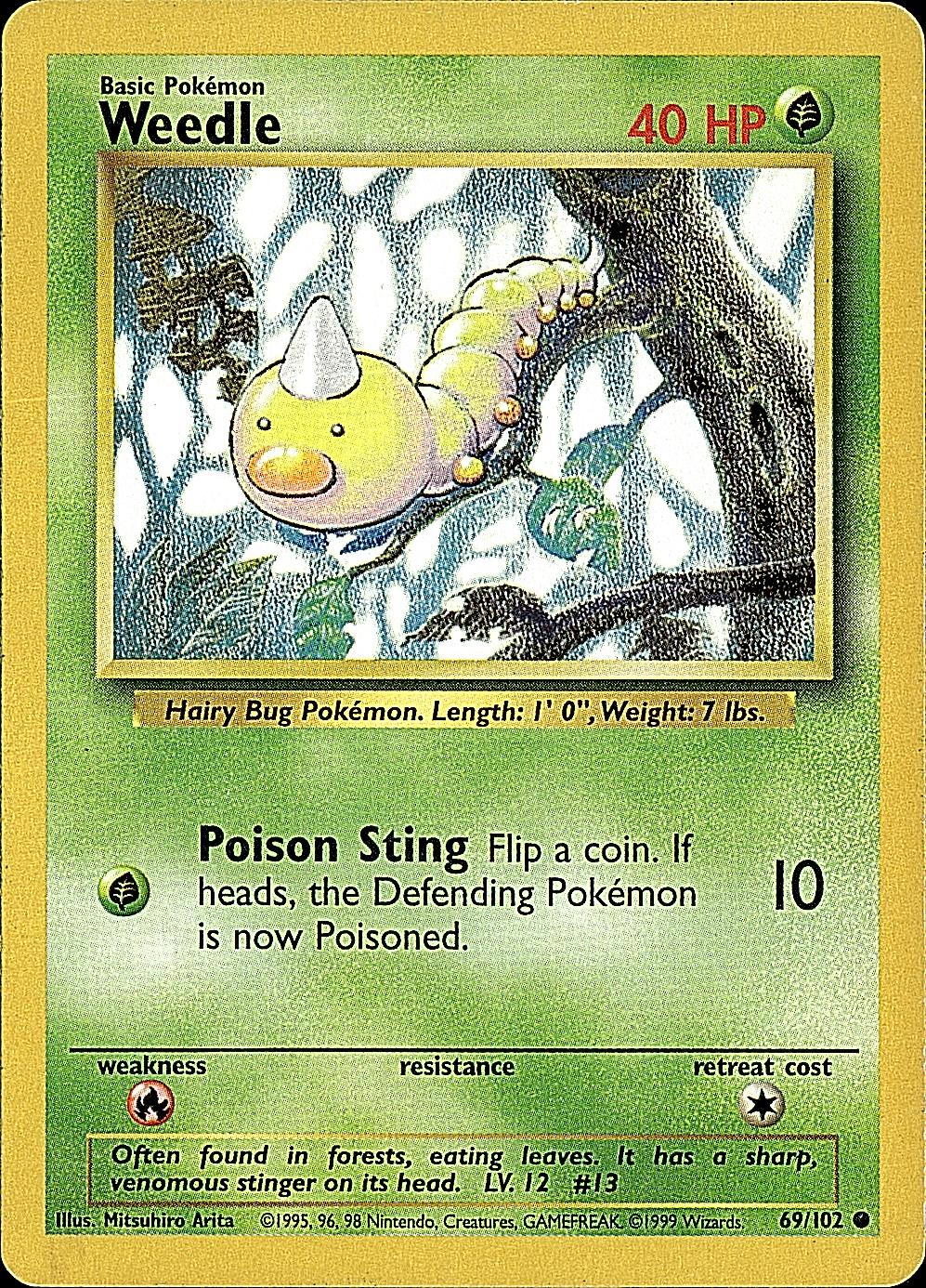 Base Set #069/102 Weedle
