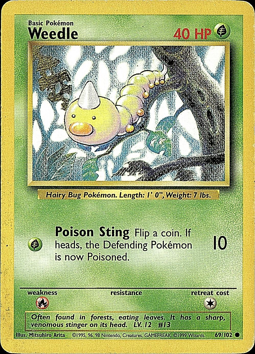 Base Set #069/102 Weedle