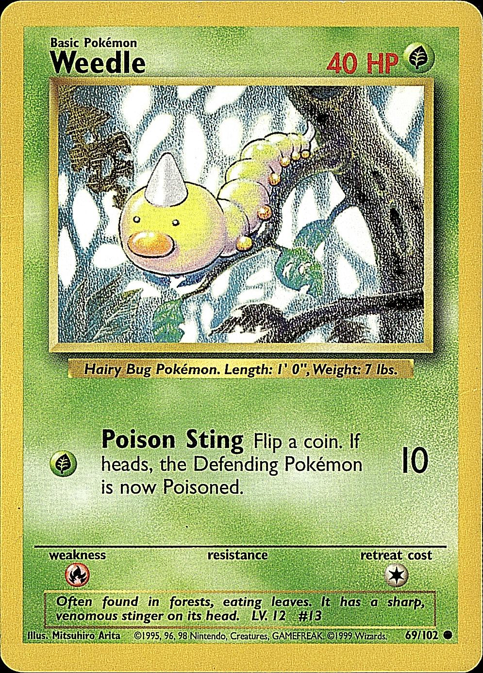 Base Set #069/102 Weedle