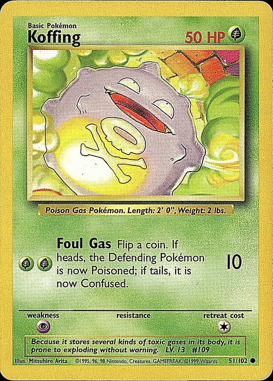 Base Set #051/102 Koffing