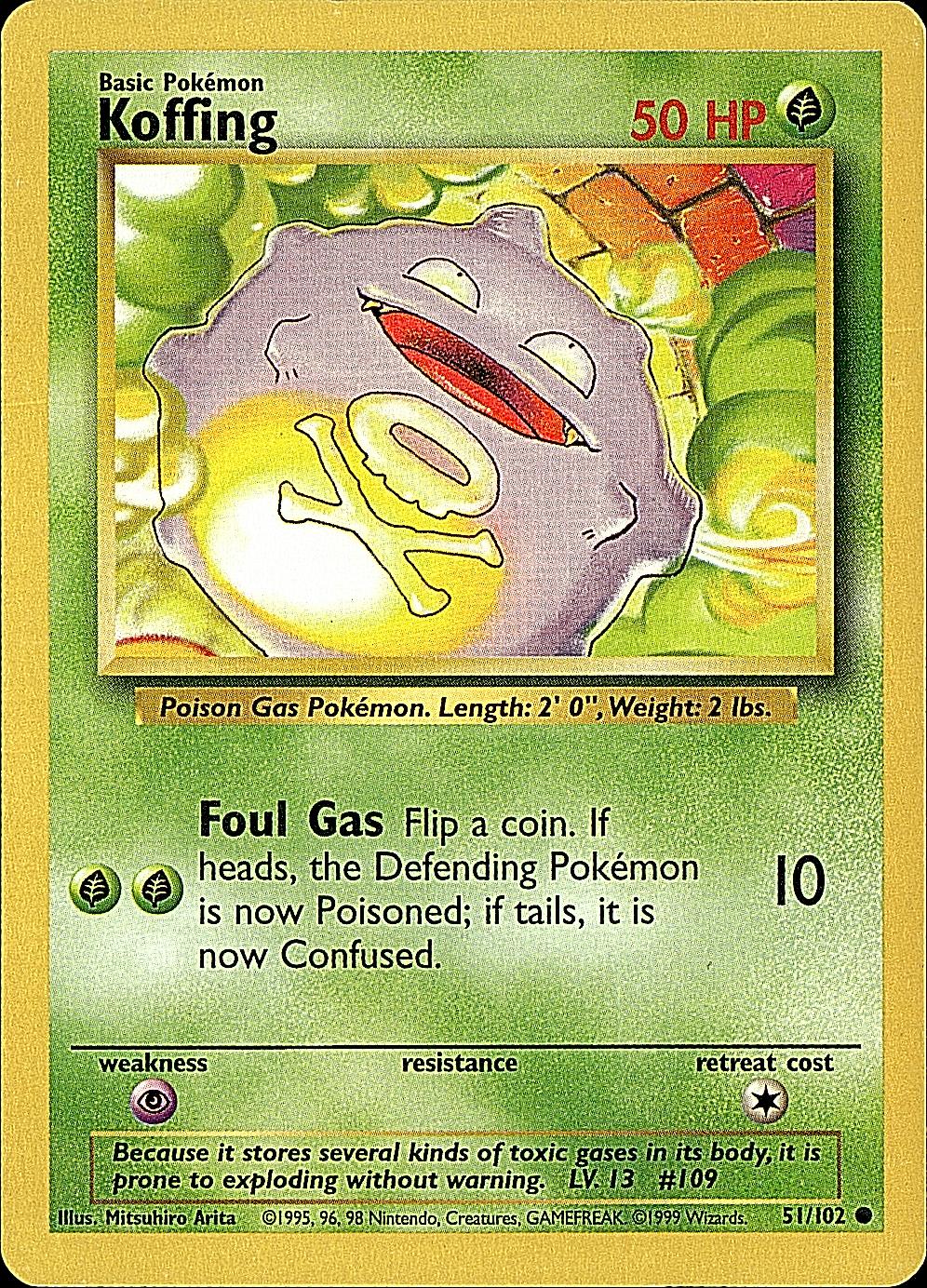 Base Set #051/102 Koffing