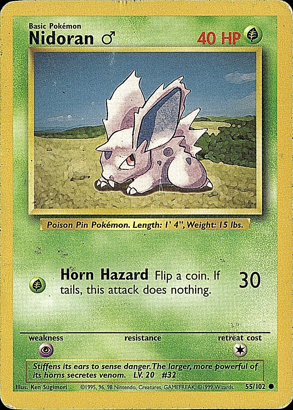Base Set #055/102 Nidoran M