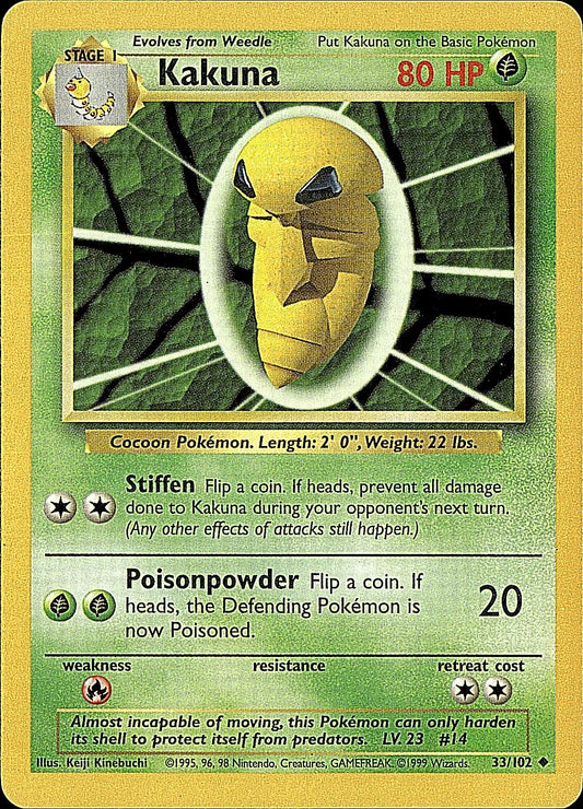 Base Set #033/102 Kakuna