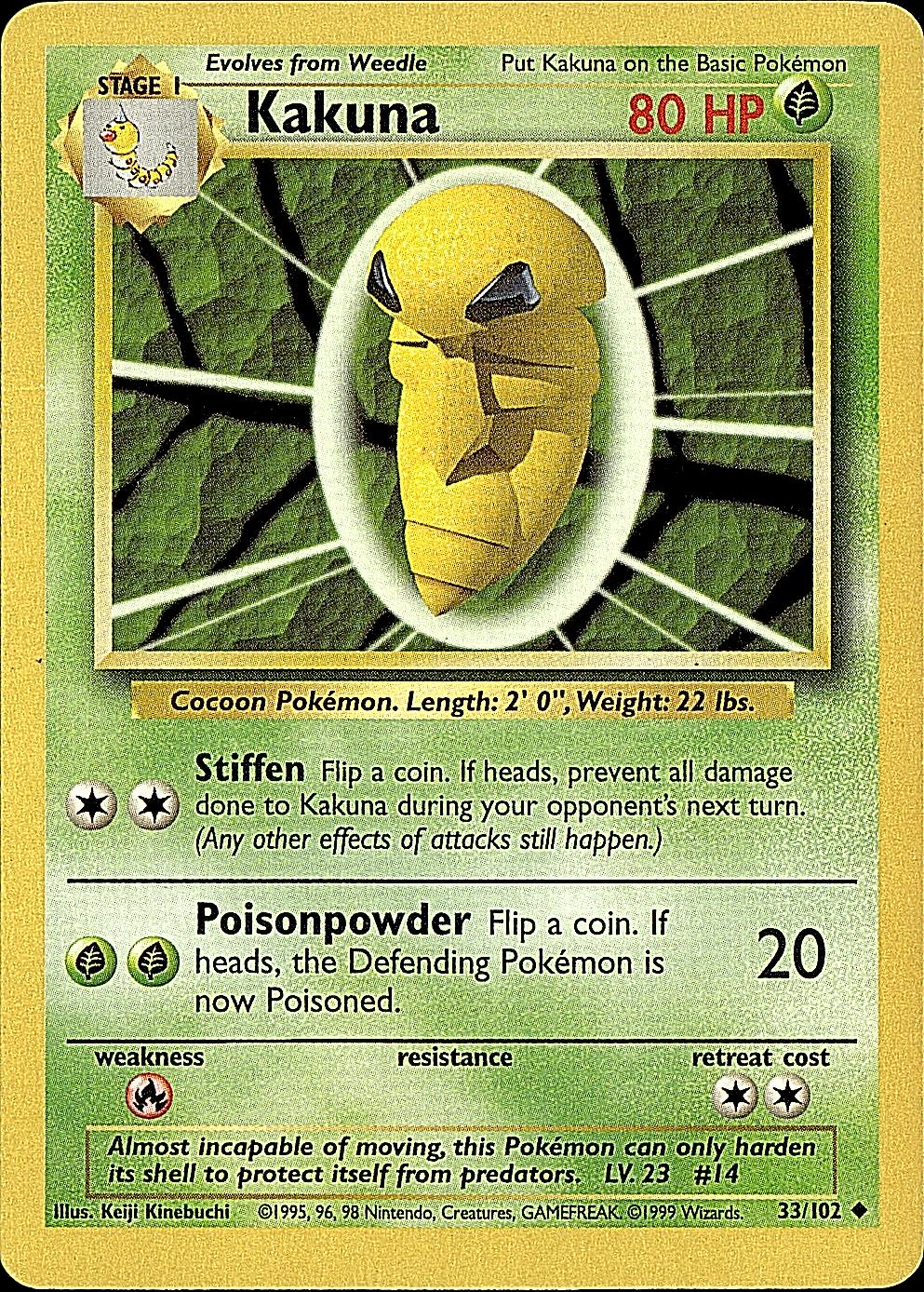 Base Set #033/102 Kakuna