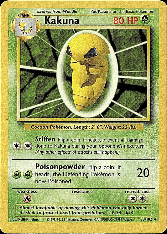Base Set #033/102 Kakuna