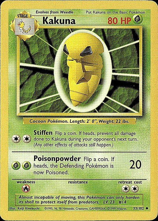 Base Set #033/102 Kakuna