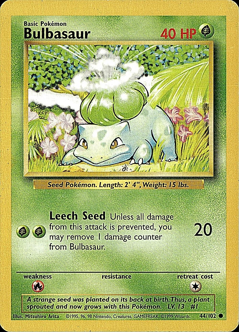 Base Set #044/102 Bulbasaur