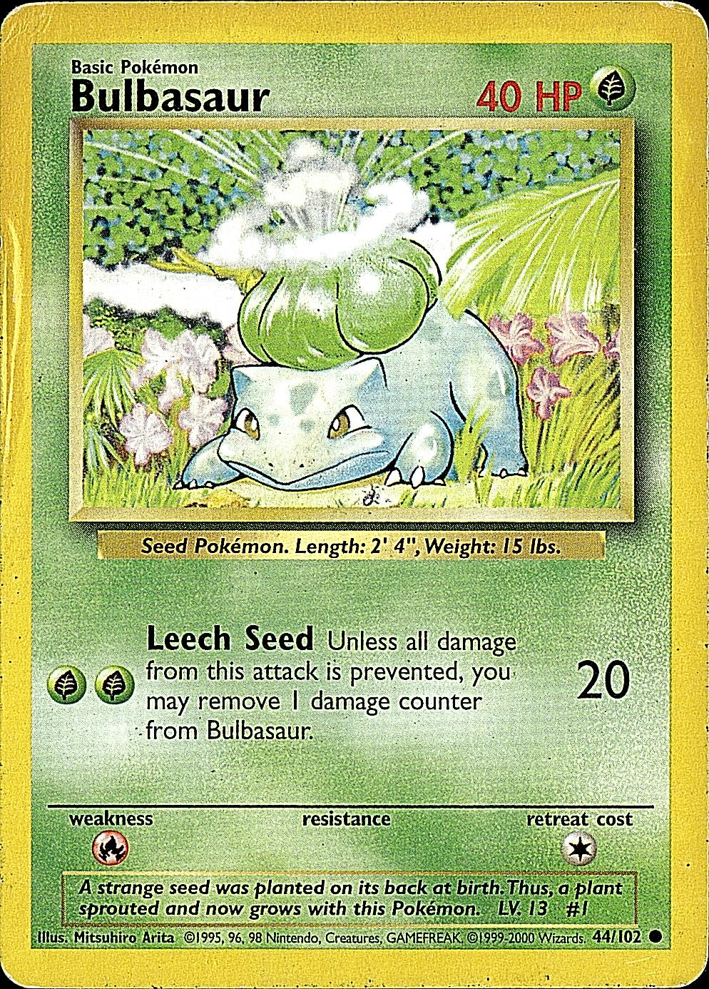 Base Set #044/102 Bulbasaur