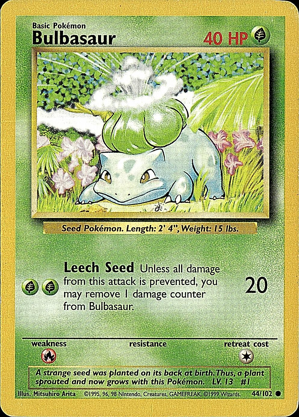 Base Set #044/102 Bulbasaur