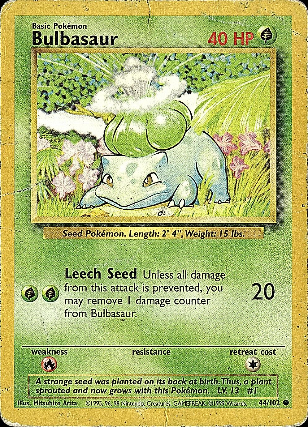 Base Set #044/102 Bulbasaur