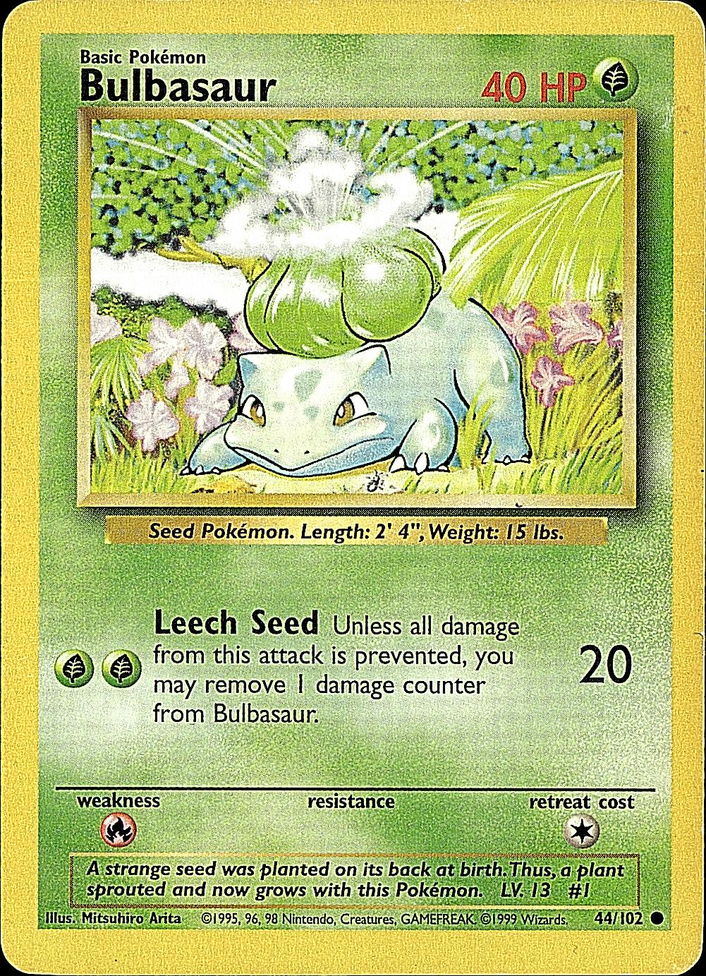 Base Set #044/102 Bulbasaur