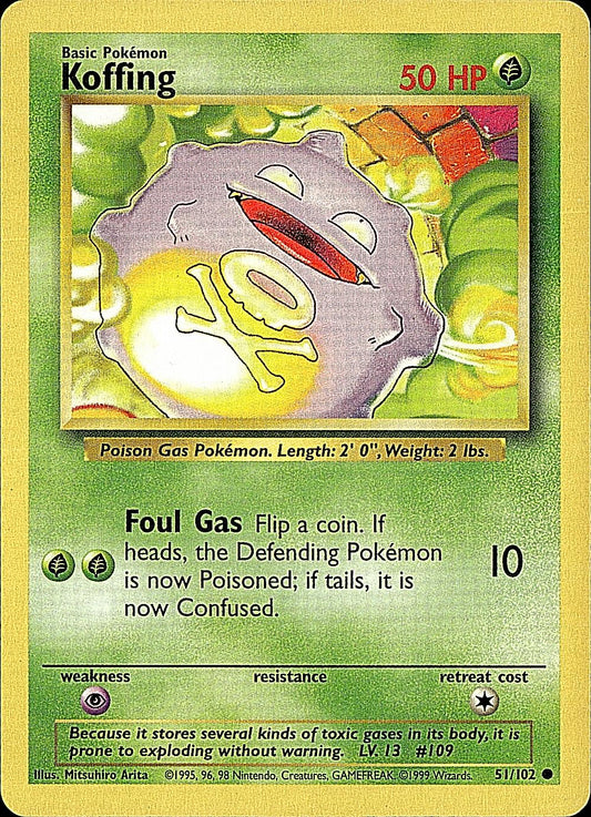 Base Set #051/102 Koffing