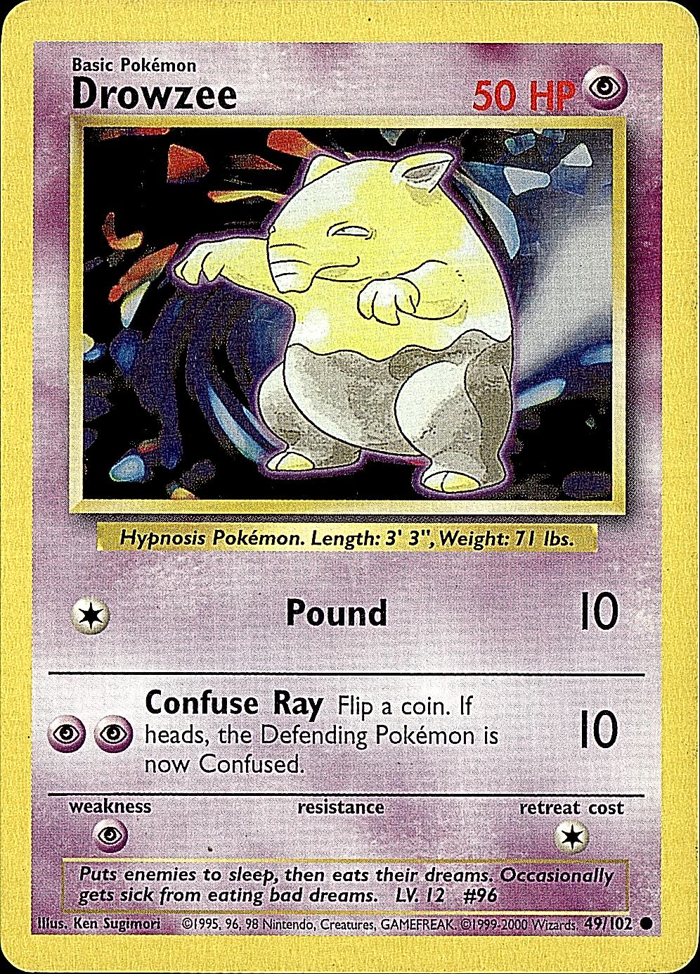 Base Set #049/102 Drowzee
