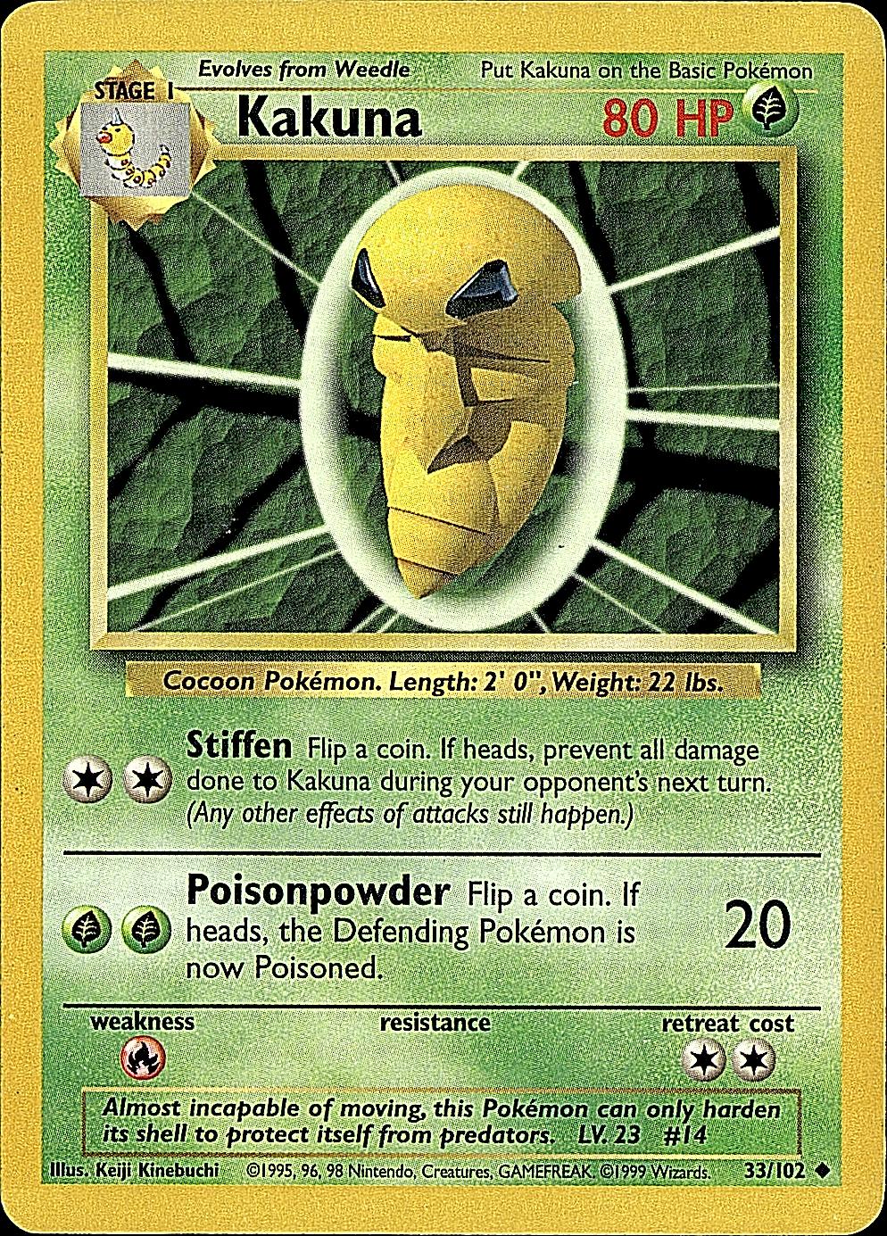 Base Set #033/102 Kakuna