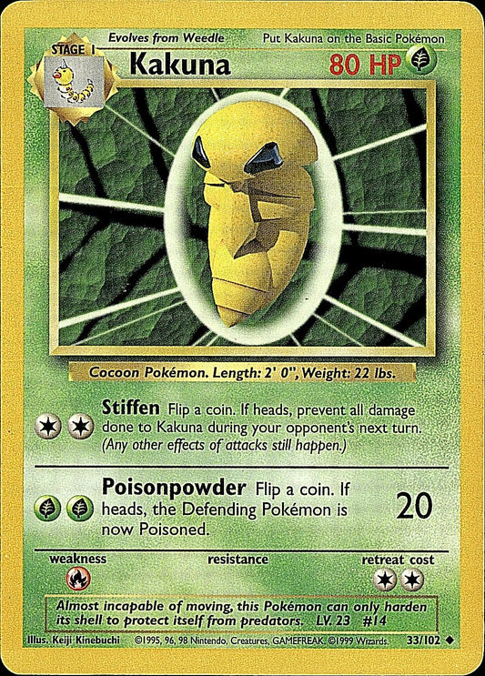 Base Set #033/102 Kakuna