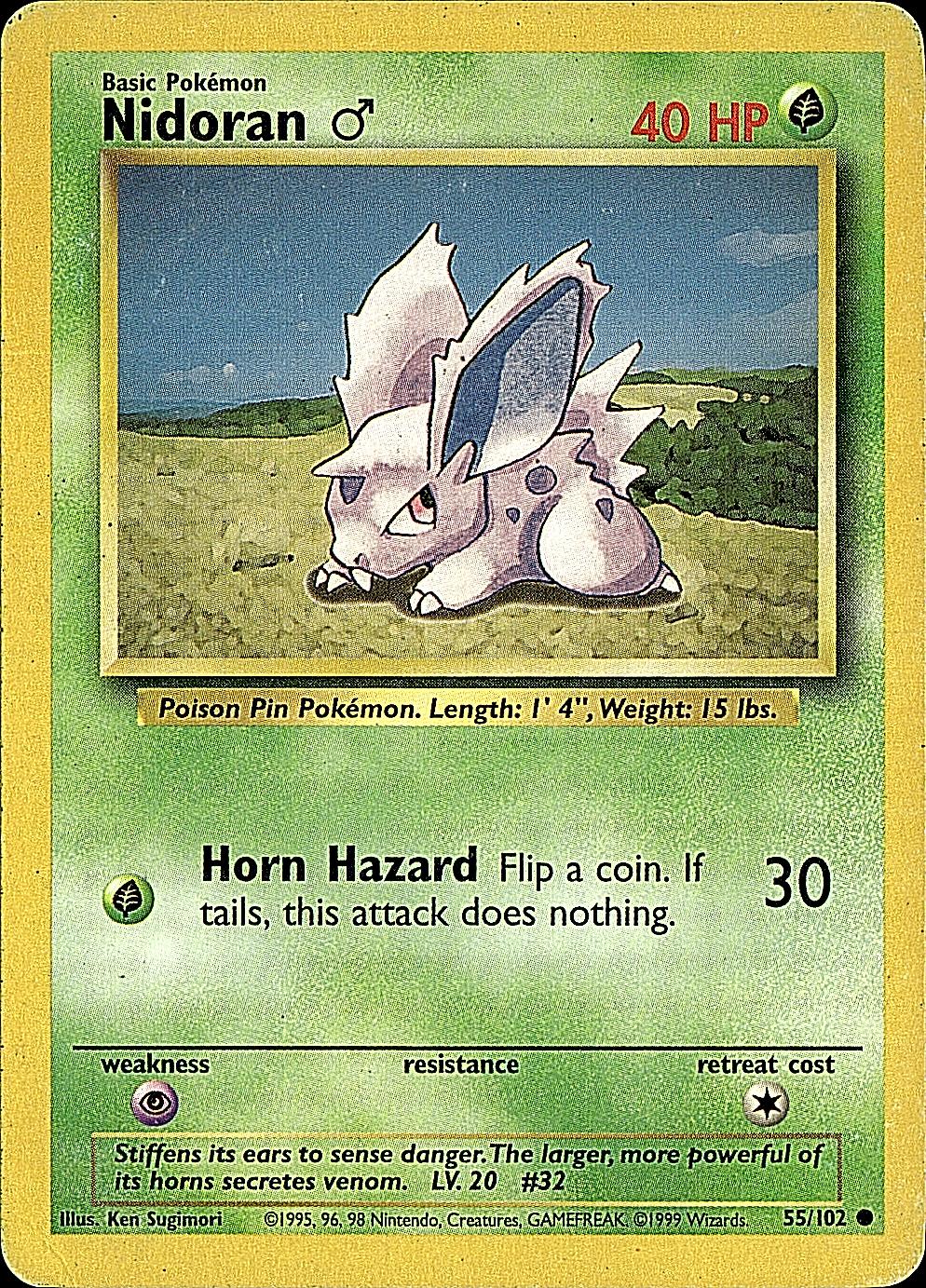 Base Set #055/102 Nidoran M