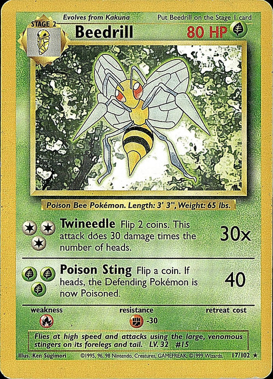 Base Set #017/102 Beedrill
