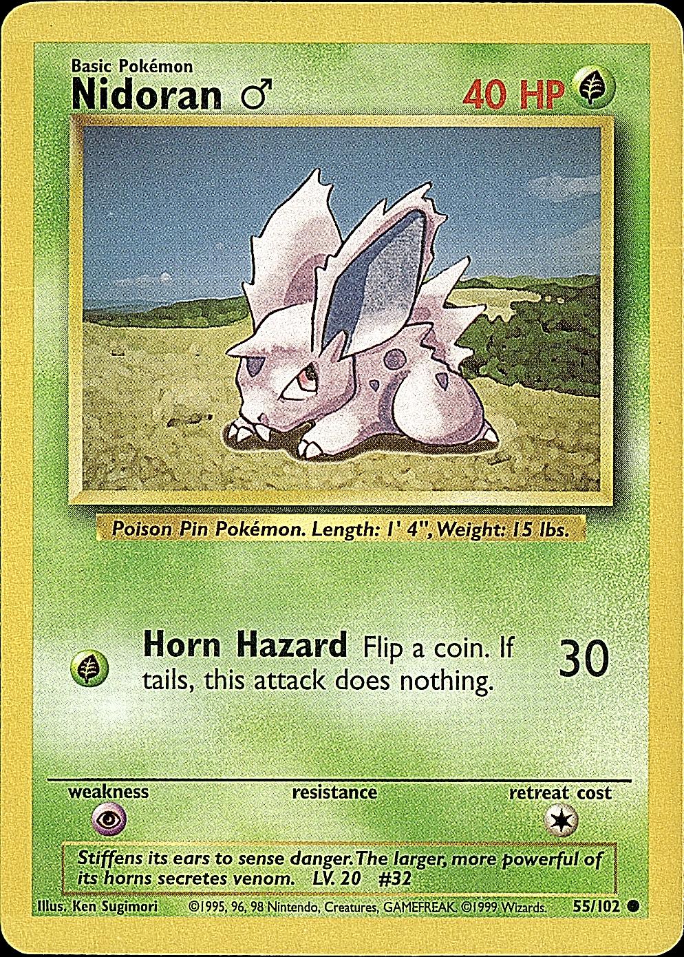 Base Set #055/102 Nidoran M