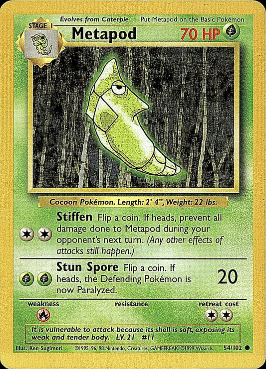 Base Set #054/102 Metapod