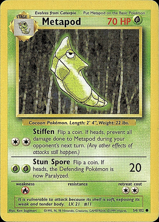 Base Set #054/102 Metapod