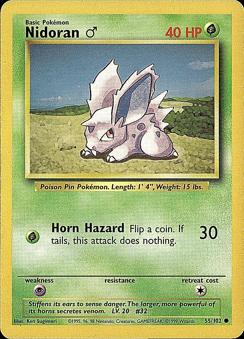 Base Set #055/102 Nidoran M