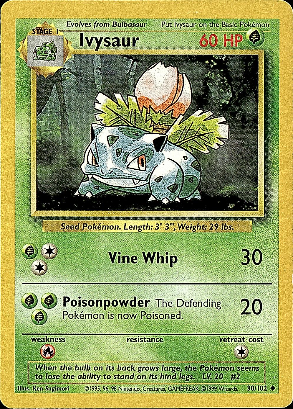 Base Set #030/102 Ivysaur