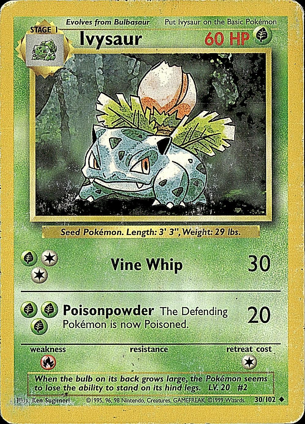 Base Set #030/102 Ivysaur