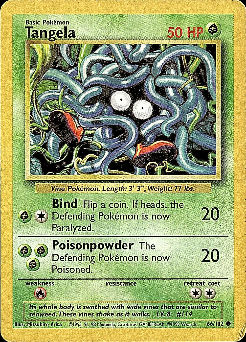 Base Set #066/102 Tangela