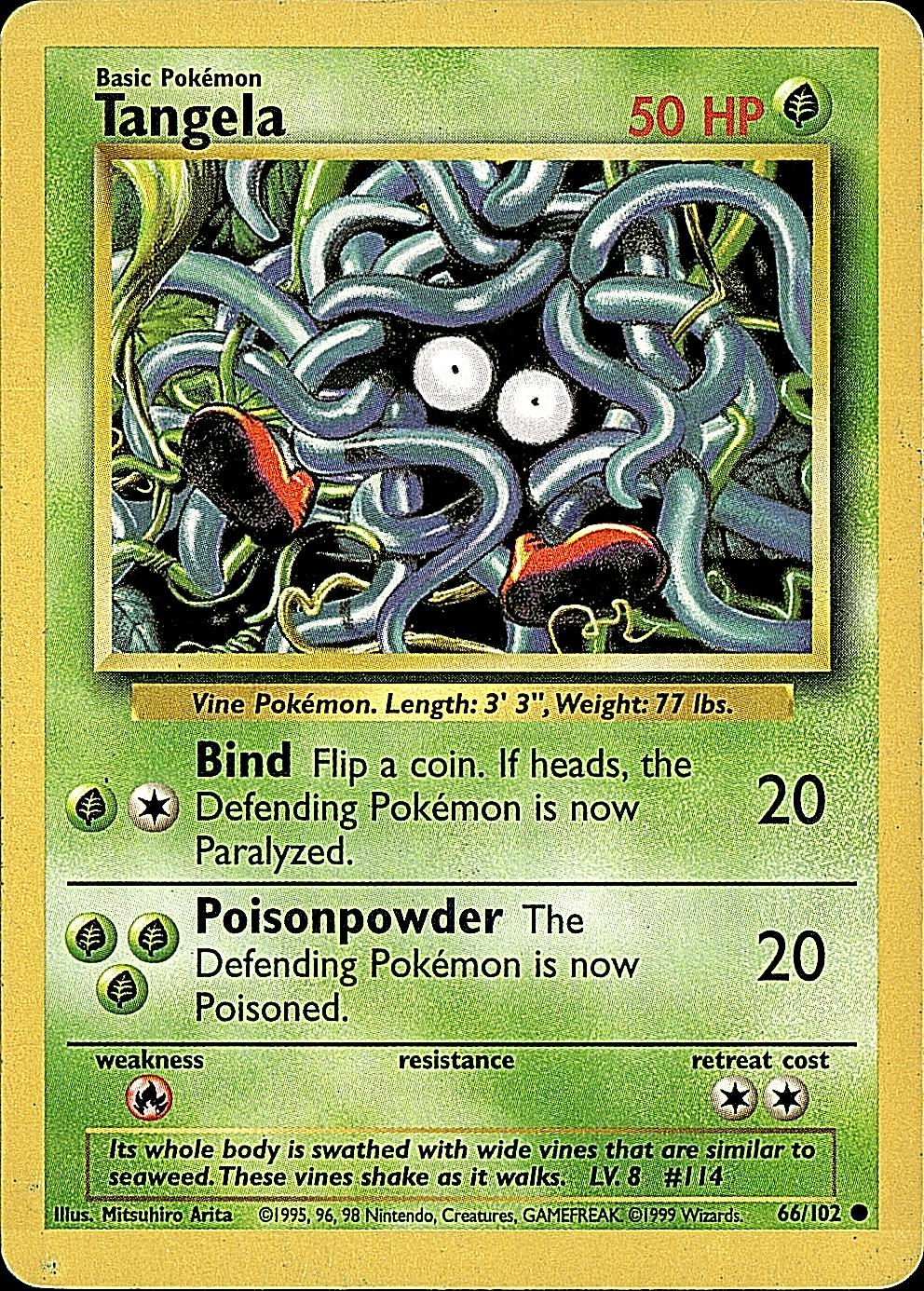 Base Set #066/102 Tangela
